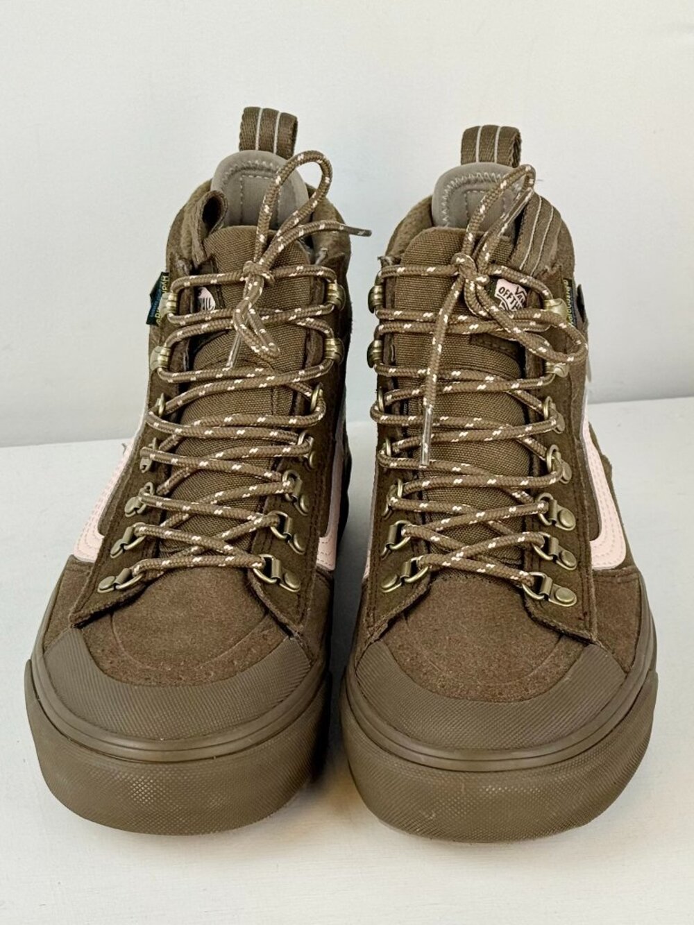 M6.5, W8 - Vans MTE Sk8-Hi Waterproof Insulated Boots - Teak Brown/Pink - Picture 5 of 11